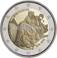 Сан-Марино 2 евро 2026 Тициан PROOF