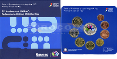 Италия набор евро 2024 BU (9 монет)