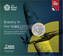 Великобритания 2 фунта 2018 «Spitfire»
