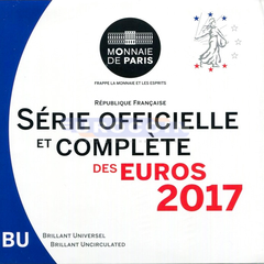 Франция набор евро 2017 BU (8 монет)