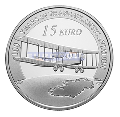 Ирландия 15 Евро 2019 Трансатлантический полет