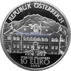 Австрия 10 евро 2004 Замок Хелльбрунн