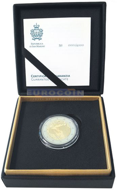 Сан-Марино 2 евро 2026 Франциск Ассизский PROOF