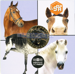 Франция 5 Евро 2025 Лошадь UNC