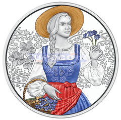 Австрия 10 евро 2025 Лён PROOF