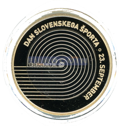 Словения 3 евро 2023 Национальный день спорта PROOF