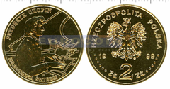 Польша 2 злотых 1999 Фредерик Шопен