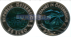 Австрия 25 евро 2007, 100 лет авиации