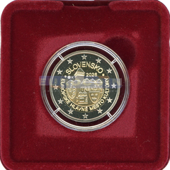 Словакия 2 евро 2026 Тренчин PROOF