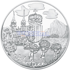 Австрия 10 евро 2016 Верхняя Австрия PROOF