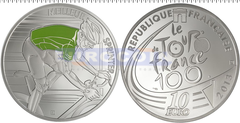 Франция 10 Евро 2013 «Tour de France» зеленая