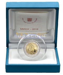 Ватикан 2 евро 2019 Сикстинская капелла PROOF