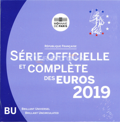 Франция набор евро 2019 BU (8 монет)