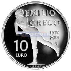 Сан Марино 10 Евро 2013 Эмилио Греко