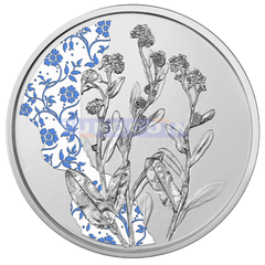 Австрия 10 евро 2023 Незабудка PROOF