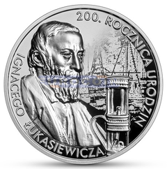 Польша 10 злотых 2022 Игнаций Лукасевич