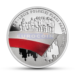 Польша 10 злотых 2019, 100 лет Флагу