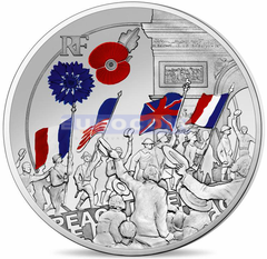 Франция 10 Евро 2018 Окончание первой мировой (цветная)
