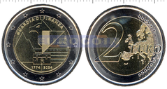 Италия 2 евро 2024 Финансовая гвардия