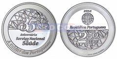 Португалия 2,5 евро 2014 Здравоохранение PROOF