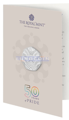 Великобритания 50 пенсов 2022 PRIDE