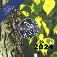 Финляндия 20 евро 2024 Кирси Куннас