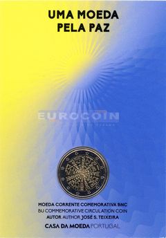 Португалия 2 евро 2023 Мир BU