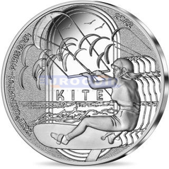Франция 10 евро 2022 Кайтсерфинг