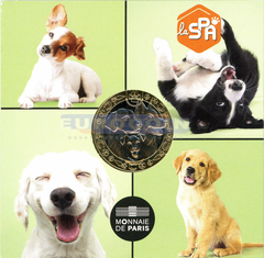 Франция 5 Евро 2025 Собака UNC