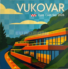 Хорватия набор евро 2026 BU (8 монет)