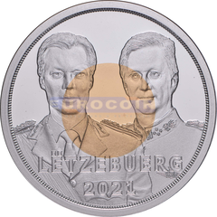 Люксембург 100 Eвро 2021 Бельгийско - Люксембурский союз