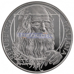 Италия 10 Евро 2006 Леонардо да Винчи