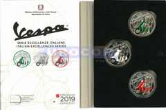 Италия 3 x 5 Евро 2019 Веспа