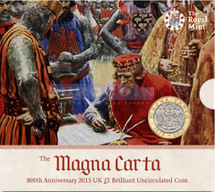 Великобритания 2 фунта 2015 Великая хартия «Магна Карта»