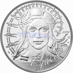 Франция 20 Евро 2018 Марианна (PROOF)