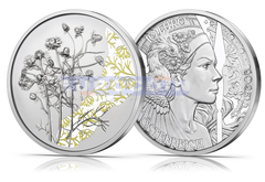 Австрия 10 евро 2023 Ромашка PROOF