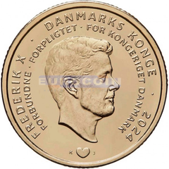 Дания 20 крон 2024 Фредерик X