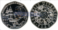 Австрия 5 евро 2006 Моцарт