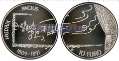 Финляндия 10 евро 2009 Фредрик Пациус BU