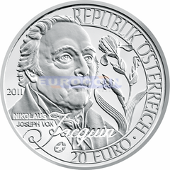 Австрия 20 евро 2011 Николаус Жакен