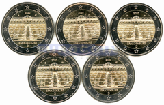 Германия 2 евро 2020 Бранденбург (A,D,F,G,J)