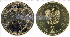 Польша 2 злотых 2004, 1 злотый 1924 года