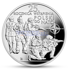 Польша 10 злотых 2024 Польша в НАТО