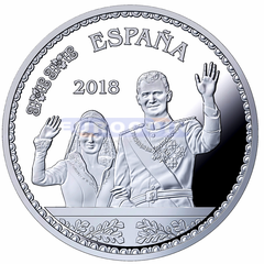 Испания 10 евро 2018 Свадьба