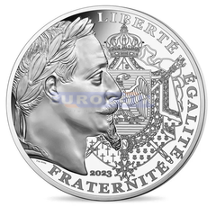 Франция 20 евро 2023 Наполеон III PROOF