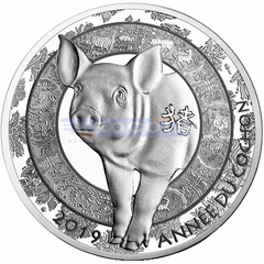 Франция 10 Евро 2019 год Свиньи