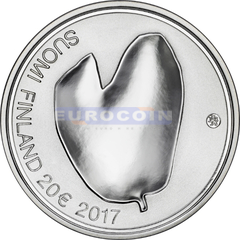 Финляндия 20 евро 2017 Мама