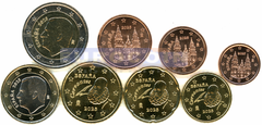 Испания набор евро 2025 UNC