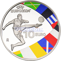 Испания 10 евро 2024 Чемпионат по футболу в Германии 2024