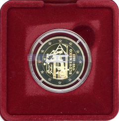 Словакия 2 евро 2022 Паровая машина PROOF